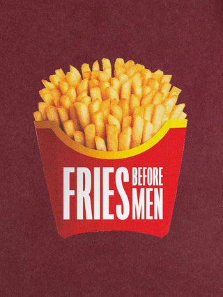 T-shirt Roll Up "Fries Before Men"