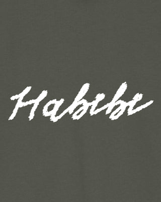 Hoodie à Zip Brodé "Habibi"