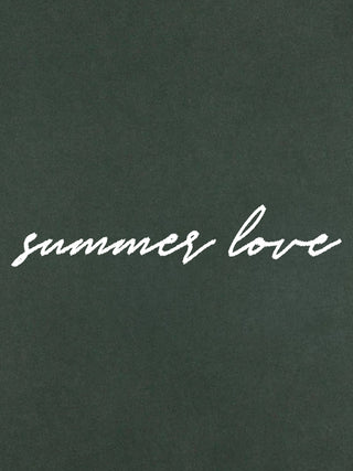 T-shirt Roll Up Brodé "Summer Love"