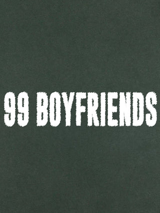 T-shirt Roll Up Brodé "99 Boyfriends"