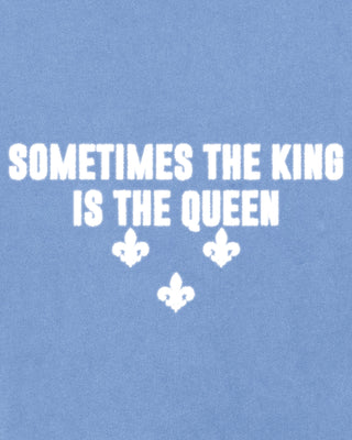 T-shirt Vintage Brodé "King Queen"