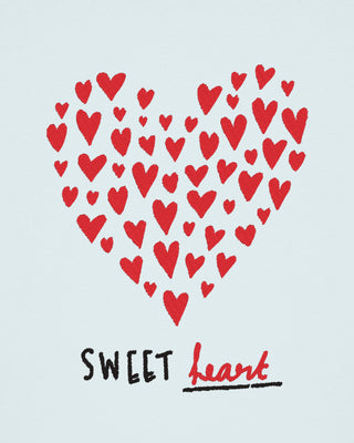 T-shirt Classic Brodé "Sweet Heart"