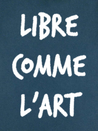 T-shirt Roll Up Brodé "Libre Comme l'art"