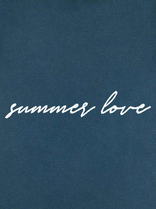 T-shirt Roll Up Brodé "Summer Love"