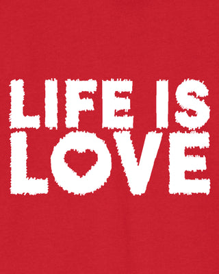 Hoodie à Zip Brodé "Life is Love"