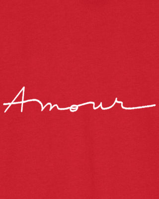 Hoodie à Zip Brodé "Amour"