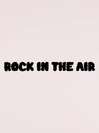 T-shirt Roll Up Brodé "Rock In The Air"