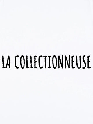 T-shirt Roll Up Brodé "La Collectionneuse"