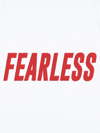 T-shirt Roll Up Brodé "Fearless"