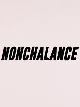 T-shirt Roll Up Brodé "Nonchalance"