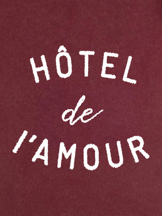 T-shirt Roll Up Brodé "Hôtel de l'Amour"