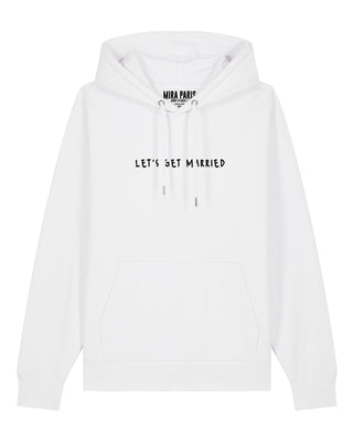 Hoodie Classic Brodé "Let's Get Married"