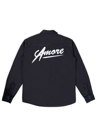 Veste en Jean Brodée "Amore"