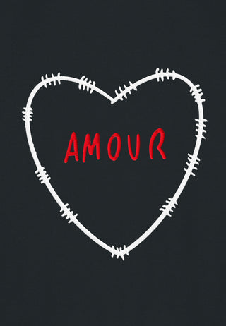 Sweatshirt Raglan Brodé "Amour"