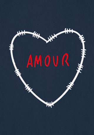 Sweatshirt Raglan Brodé "Amour"
