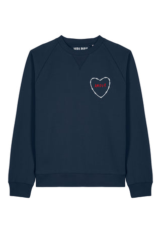 Sweatshirt Raglan Brodé "Amour"