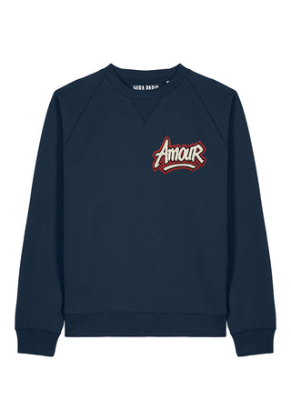 Sweatshirt Raglan Brodé "Amour"