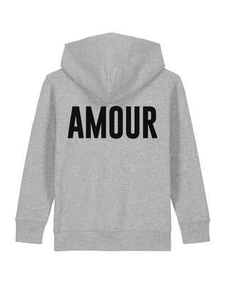 Hoodie Kids Brodé "Amour"