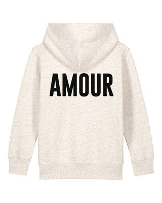 Hoodie Kids Brodé "Amour"