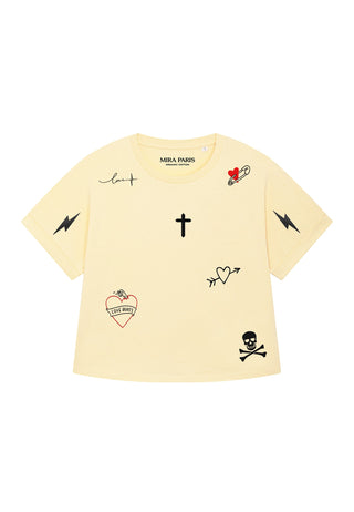 T-shirt Oversize "Tattoo Mi Amor"