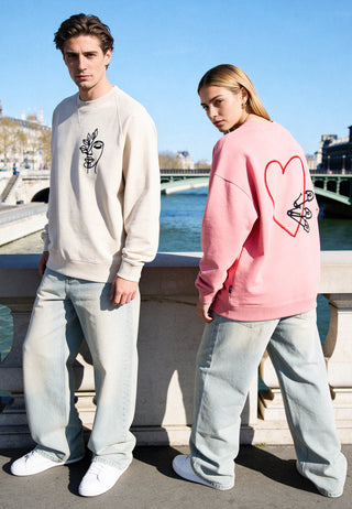 Sweatshirt Raglan Brodé "Serenity"