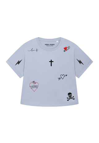 T-shirt Oversize "Tattoo Mi Amor"