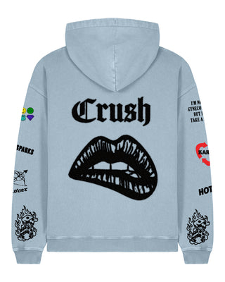 Hoodie Oversize Brodé "Crush"