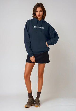 Hoodie Oversize Brodé "La Collectionneuse"