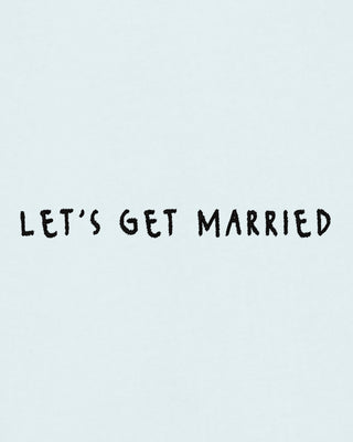 Cropped Hoodie à Zip Brodé "Let's Get Married" - Mira Paris