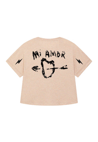 T-shirt Oversize "Tattoo Mi Amor"