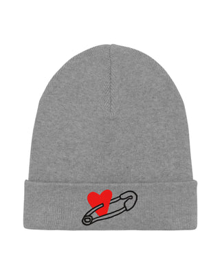 Beanie Classic Brodé "Coeur Pins"