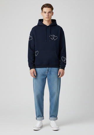 Hoodie Oversize "Too Much Love"