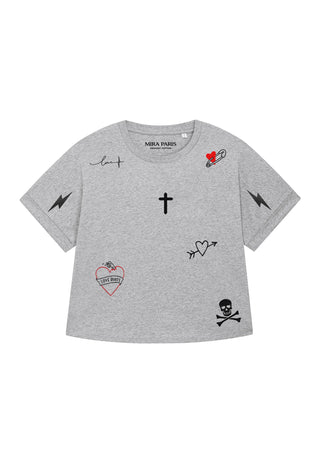 T-shirt Oversize "Tattoo Mi Amor"