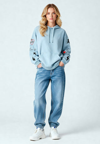 Hoodie Oversize Brodé "Mi Amor"