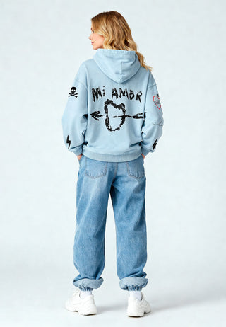 Hoodie Oversize Brodé "Mi Amor"