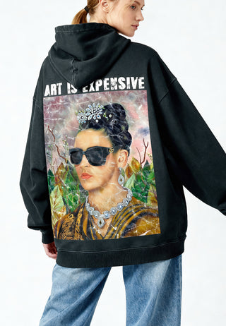 Hoodie Oversize "Expensive Frida"