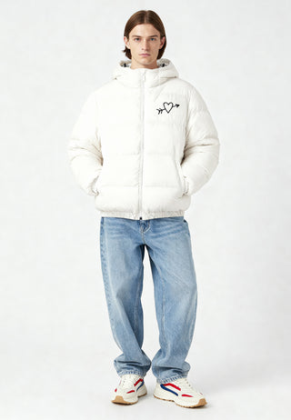 Doudoune Oversize Brodée "El Amor"