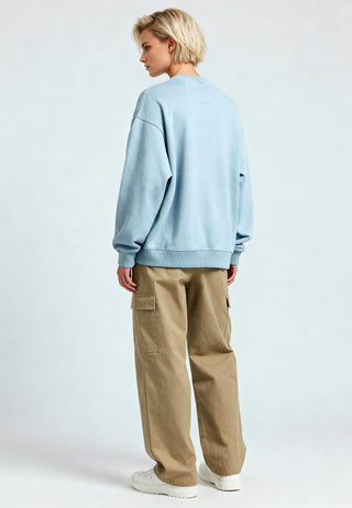 Sweatshirt Oversize Brodé "I Told ChatGPT"