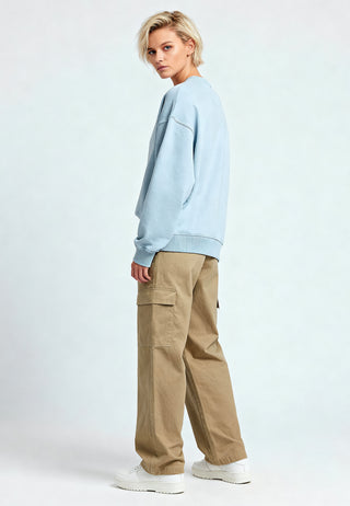 Sweatshirt Oversize Brodé "I Told ChatGPT"