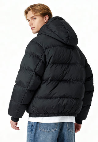 Doudoune Oversize Brodée "I Don't Care"