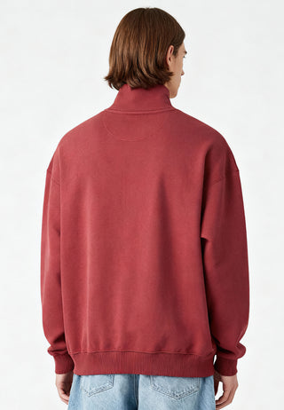 Sweatshirt à Zip Brodé "I Love You"