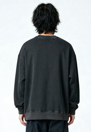 Sweatshirt Oversize Brodé "Je T'aime"