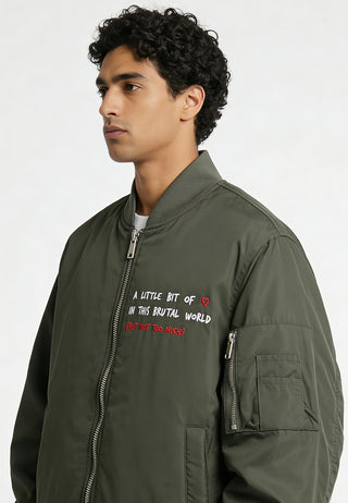 Veste Bomber Brodée "Brutal"