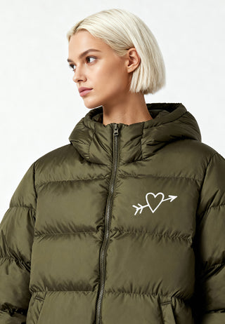 Doudoune Oversize Brodée "El Amor"