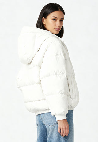 Doudoune Oversize Brodée "I Don't Care"