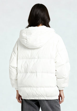 Doudoune Oversize Brodée "Saranghae"