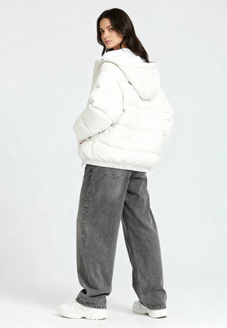 Doudoune Oversize Brodée "Saranghae"