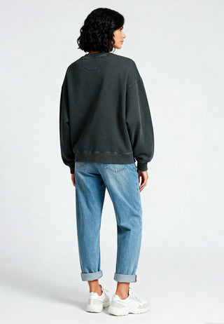 Sweatshirt Oversize Brodé "I Told ChatGPT"