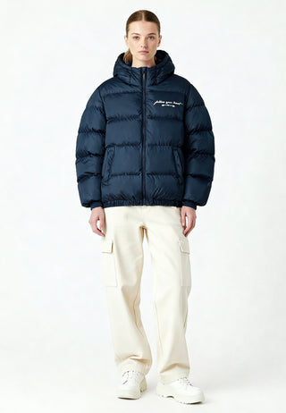 Doudoune Oversize Brodée "Follow Your Heart"