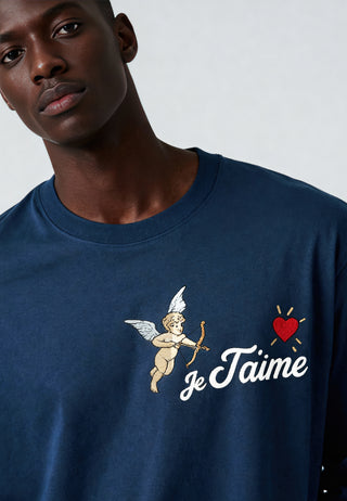 T-shirt Brodé "Je T'aime"